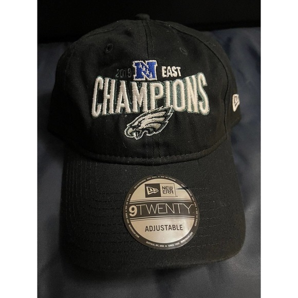 Philadelphia Eagles New Era 2019 NFC East Division Champions9TWENTY Adjustable H - Picture 1 of 5